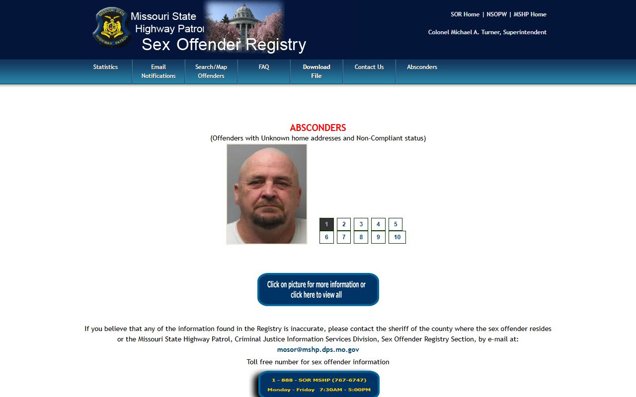 Dent County arrest records and charges Missouri sex offender registry source
