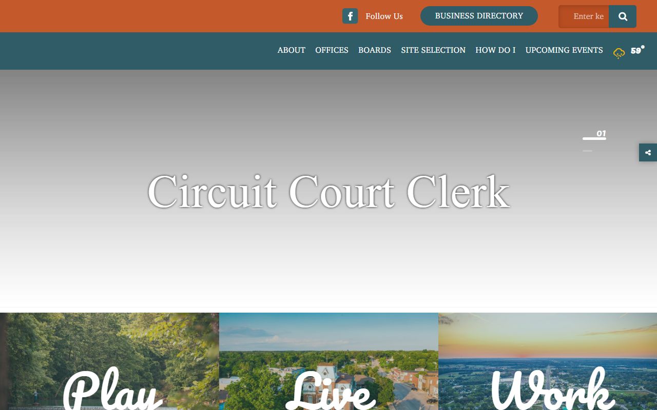 Dent County court records Circuit Clerk contact page