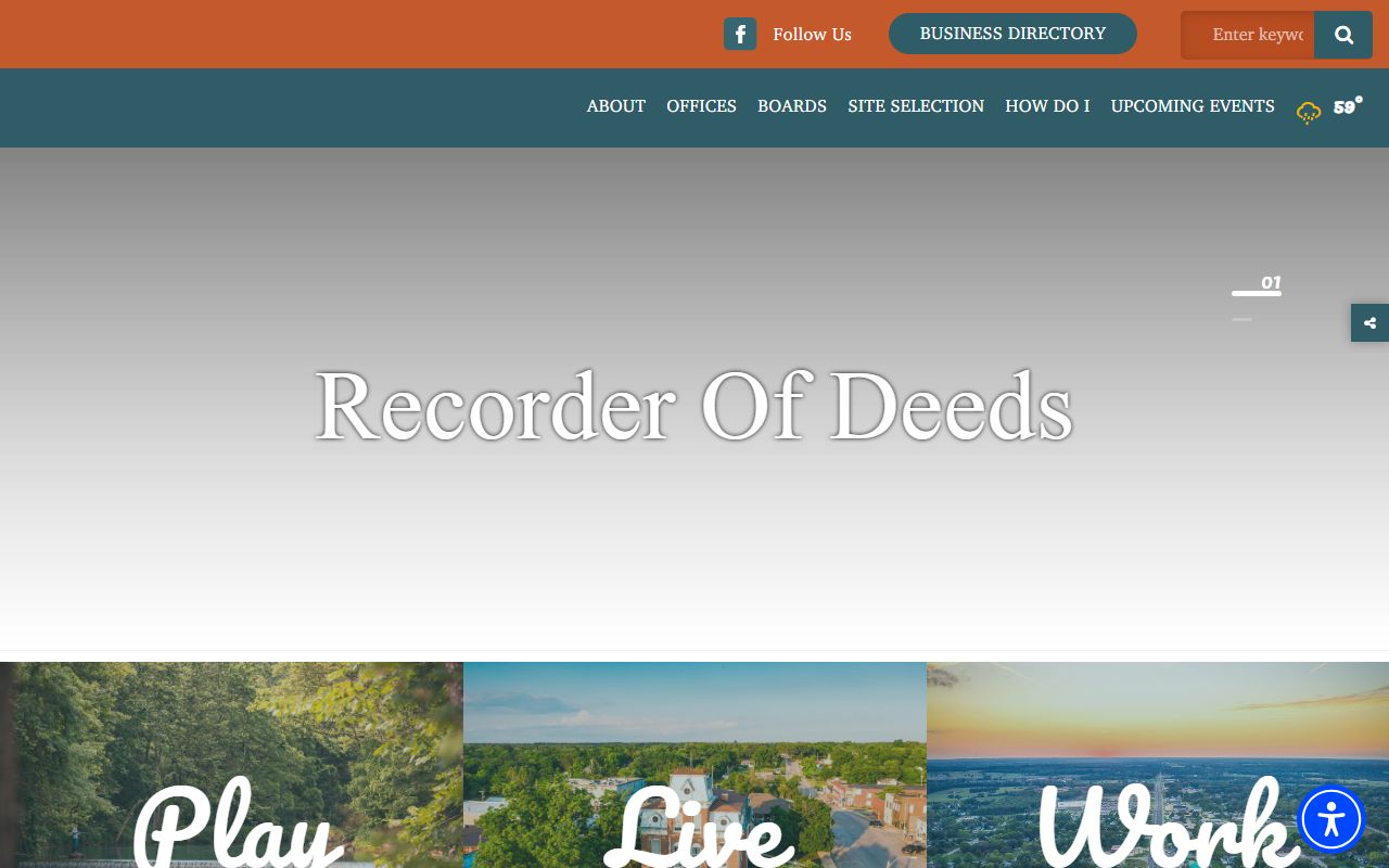 Dent County marriage records Recorder of Deeds fee page
